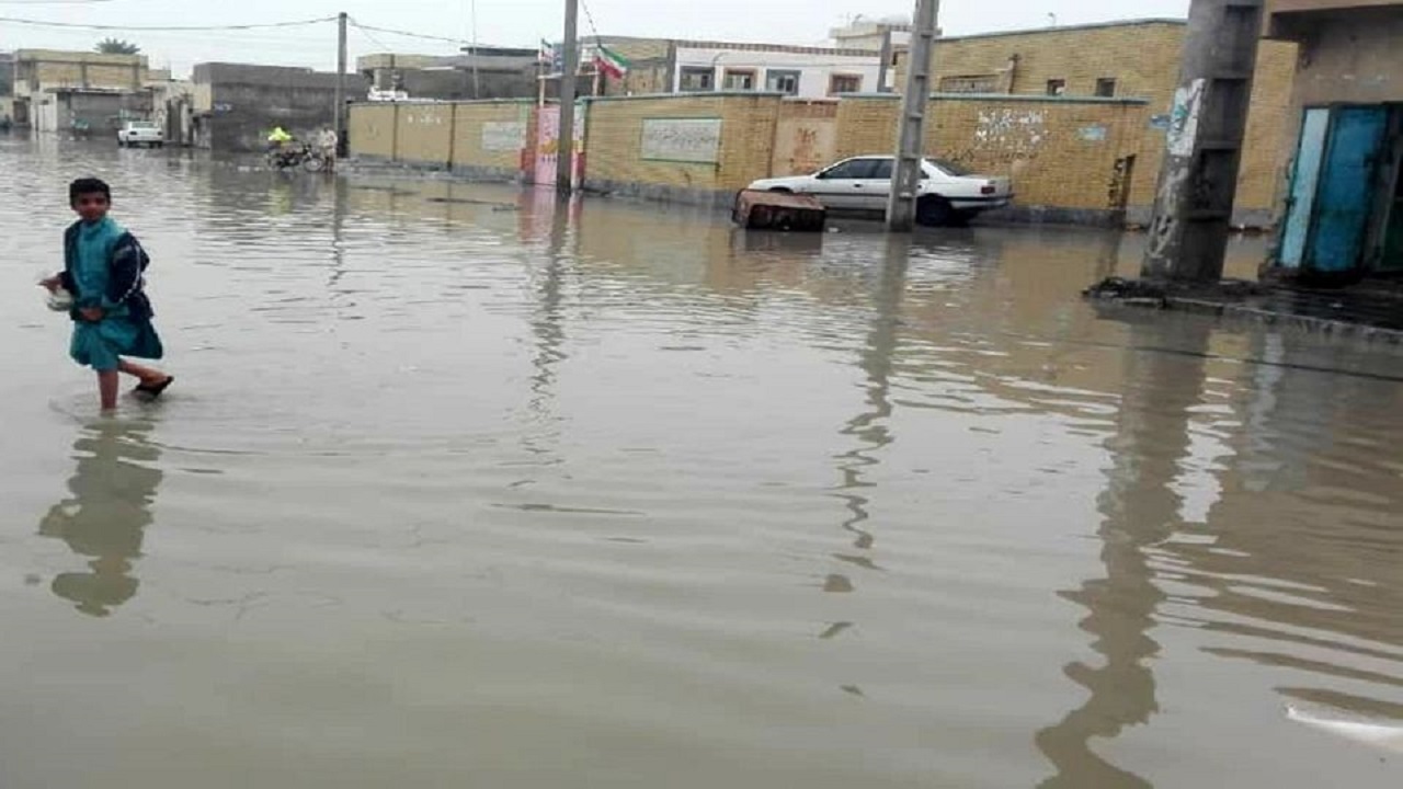 تشدیدفعالیت سامانه بارشی در جنوب سیستان و بلوچستان