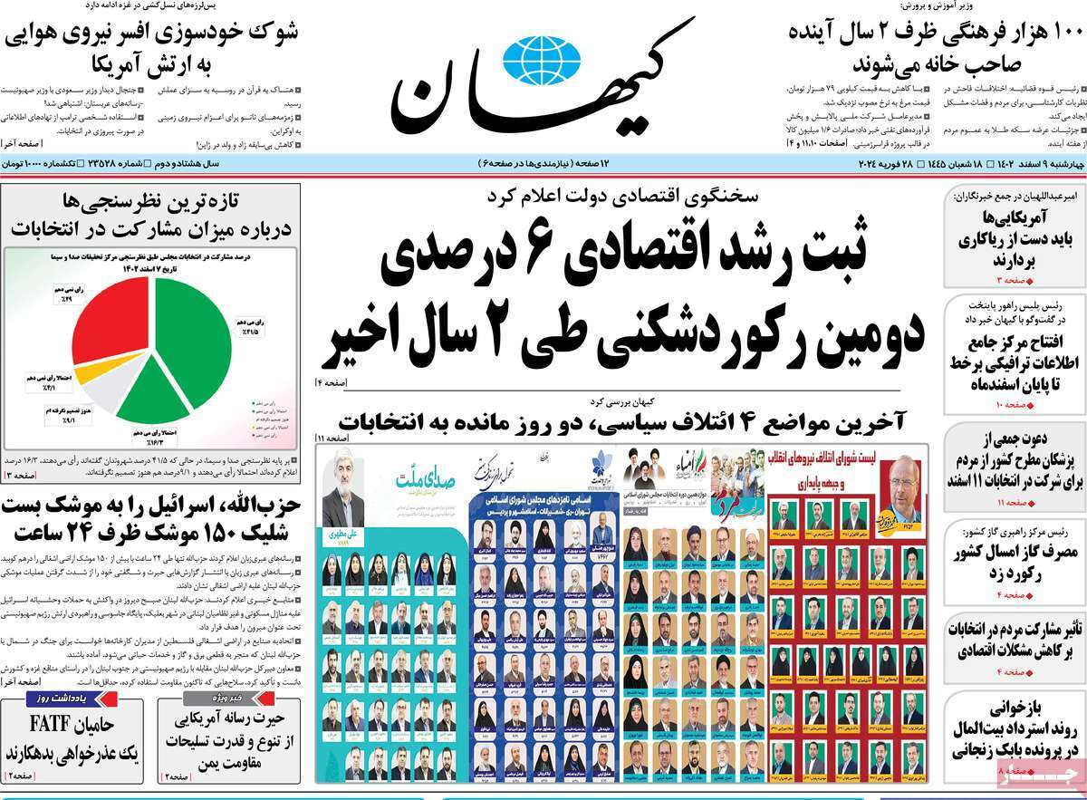 روزنامه کیهان
