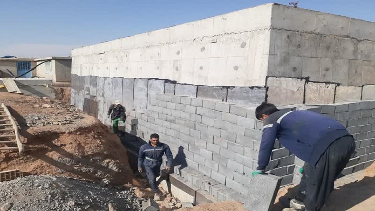 اتمام عملیات ساخت مخزن روستای احمدآباد مشیر