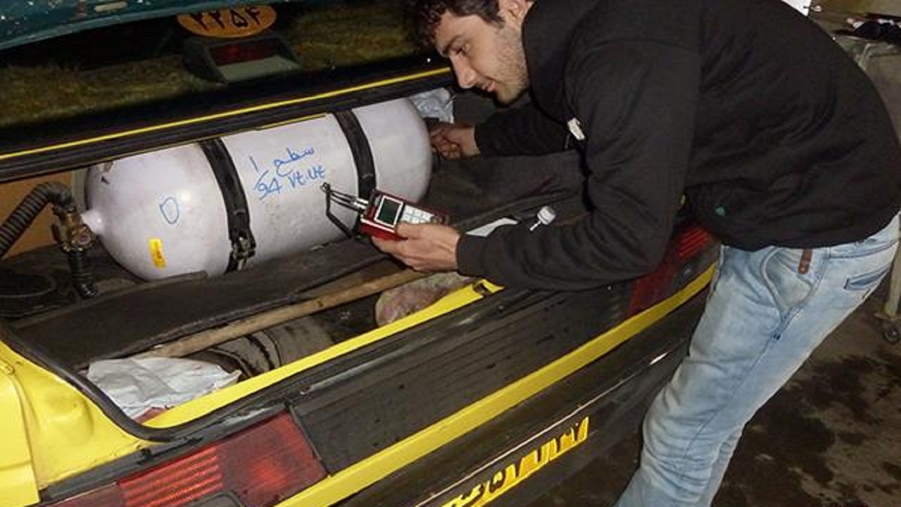 امحای مخازن CNG غیر استاندارد در یزد