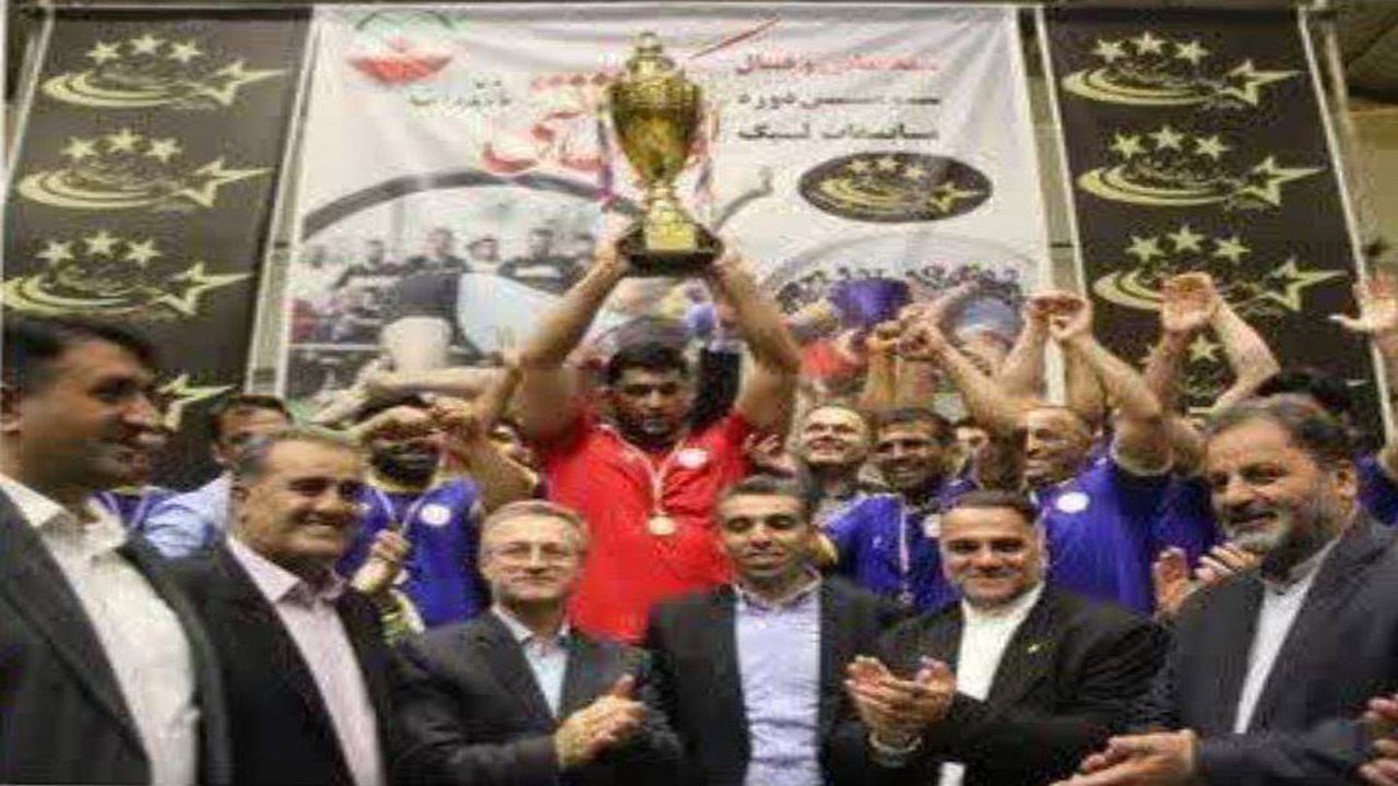 نوشهر قهرمان سومین دوره مسابقات لیگ کشتی لوچو مازندران