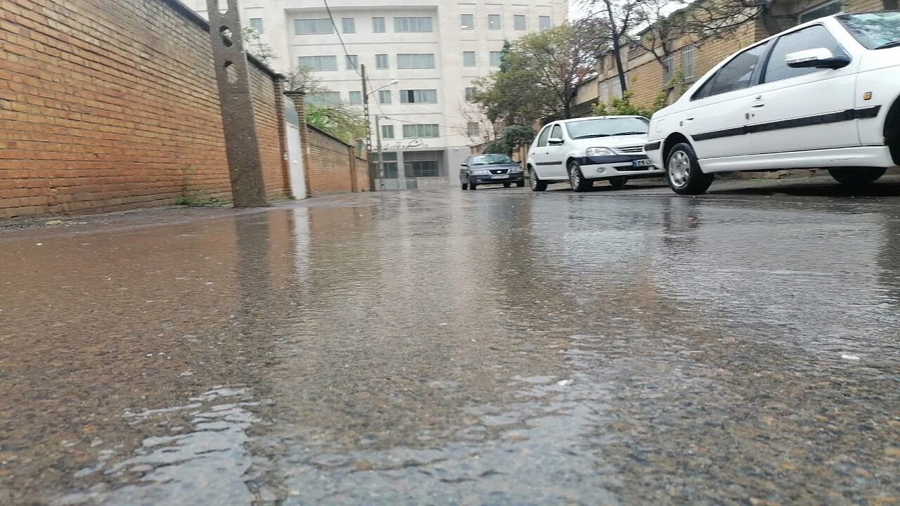 بارش باران در شهر زاهدان