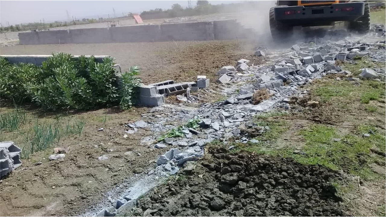 قلع و قمع ساخت و ساز‌های غیرمجاز در سوادکوه