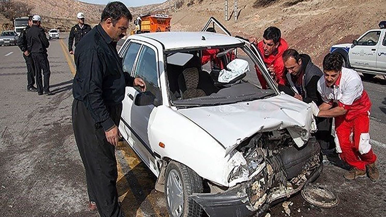 یک کشته و ۳ مجروح در تازه‌ترین تصادف در جاده بندرلنگه