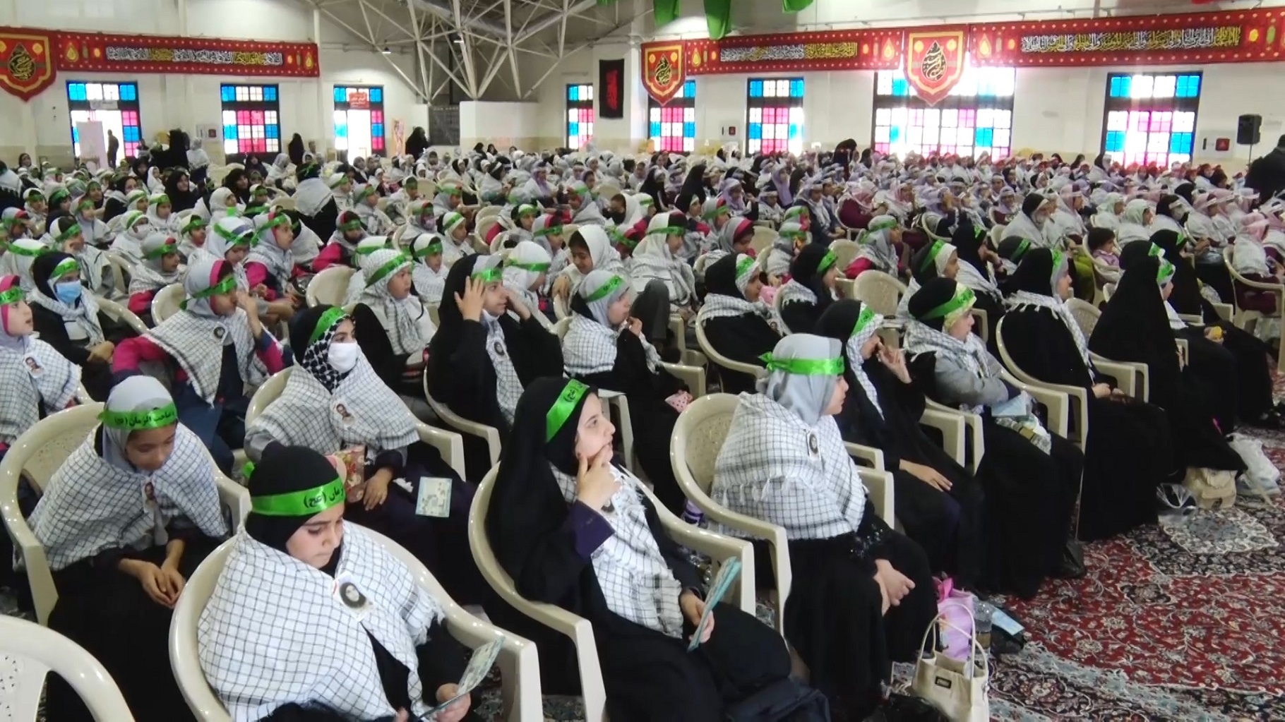 شرکت دانش آموزان در اردوی فرمانده دل‌ها