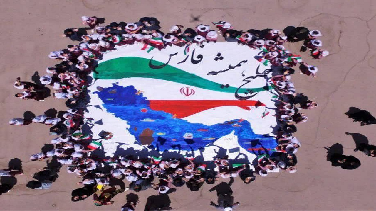 خلیج فارس در رفسنجان نقاشی شد