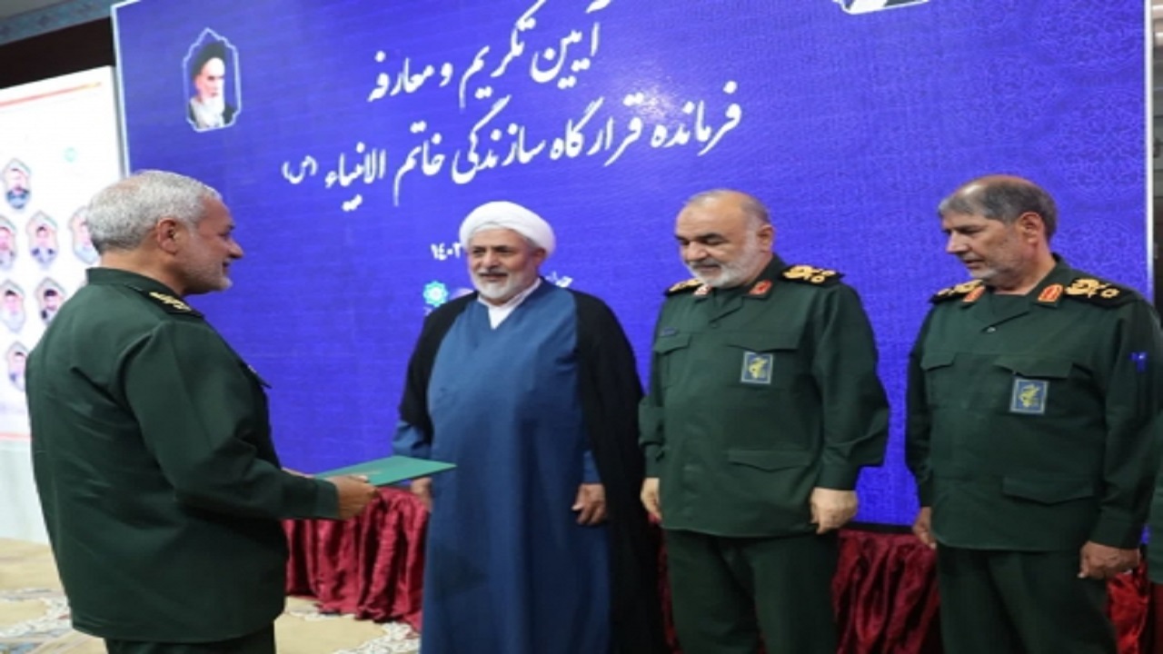 سردار عبدالرضا عابد فرمانده قرارگاه سازندگی خاتم الانبیاء (ص) شد