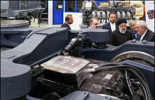 آزمایش موفق موتور کاملاً ایرانی هواپیما با حضور رئیسی