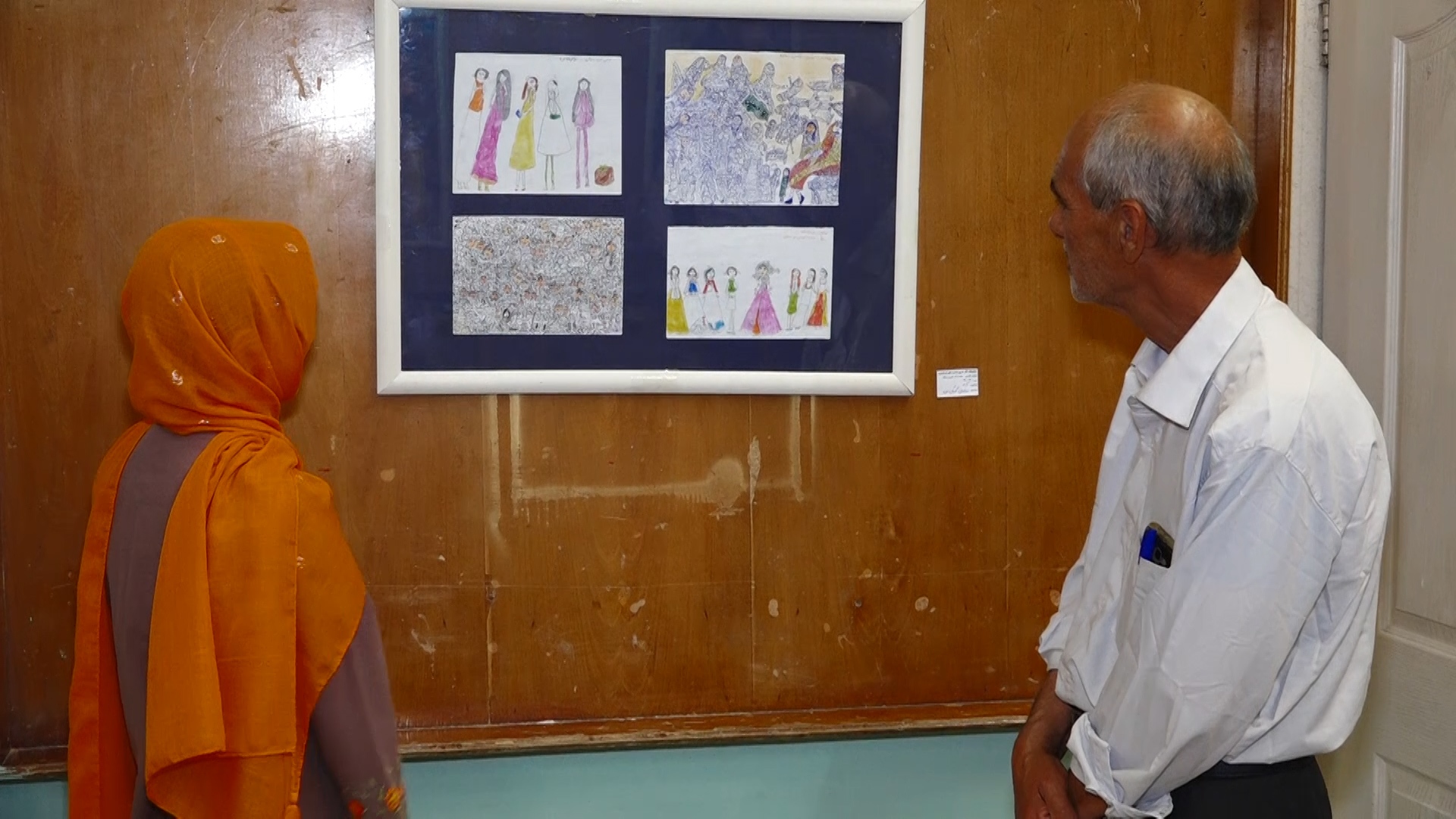 برپایی نمایشگاهی از آثار هنری هنرمند سیزده ساله