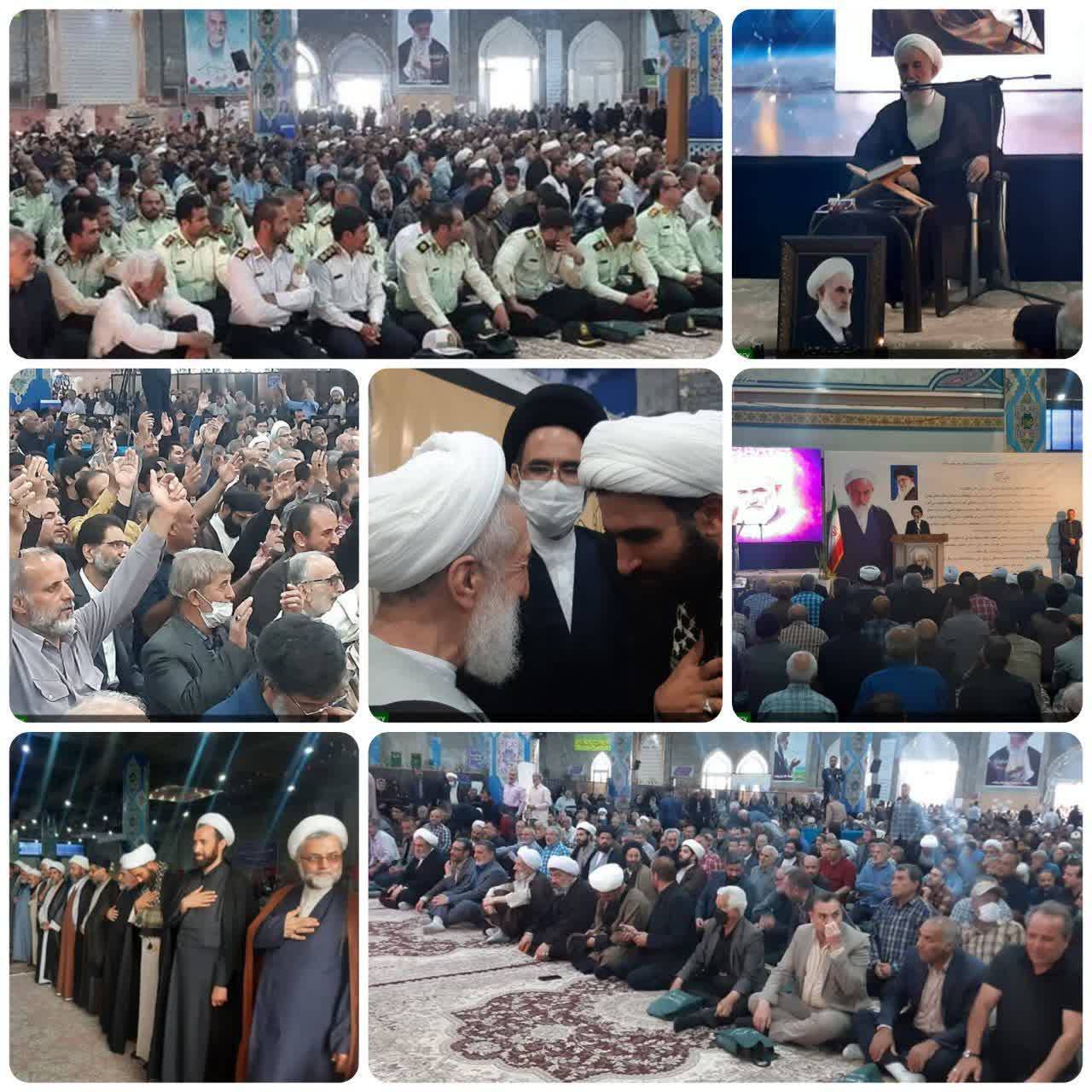 مراسم گرامیداشت شهید آیت الله عباسعلی سلیمانی در کاشان برگزار شد