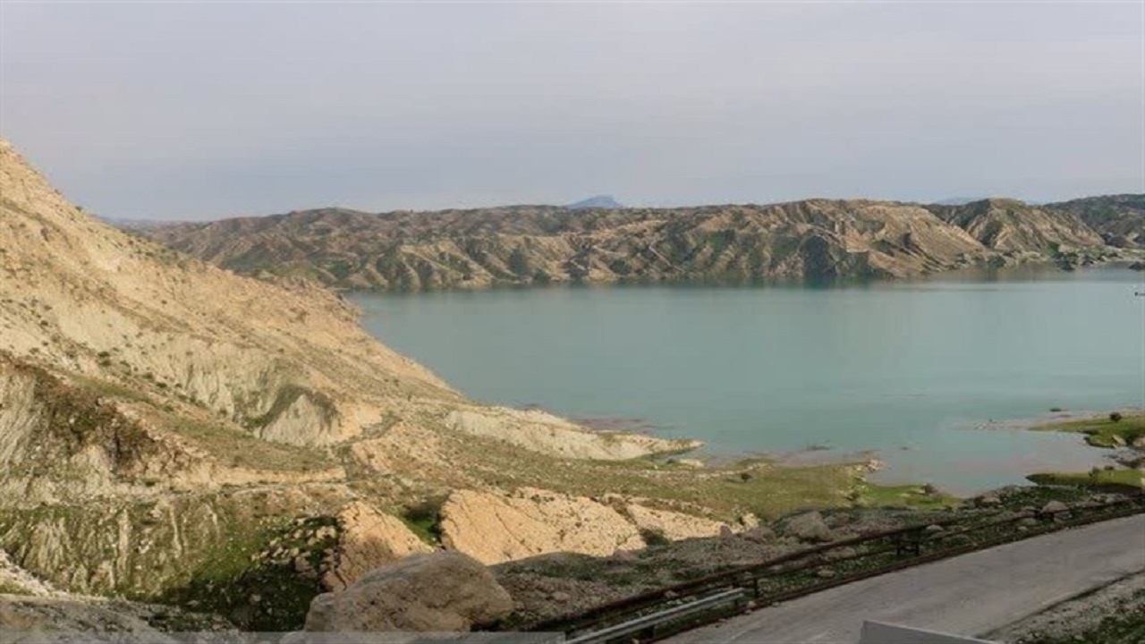 حجم آب سد چمشیر به ۵۰۰ میلیون متر مکعب رسید
