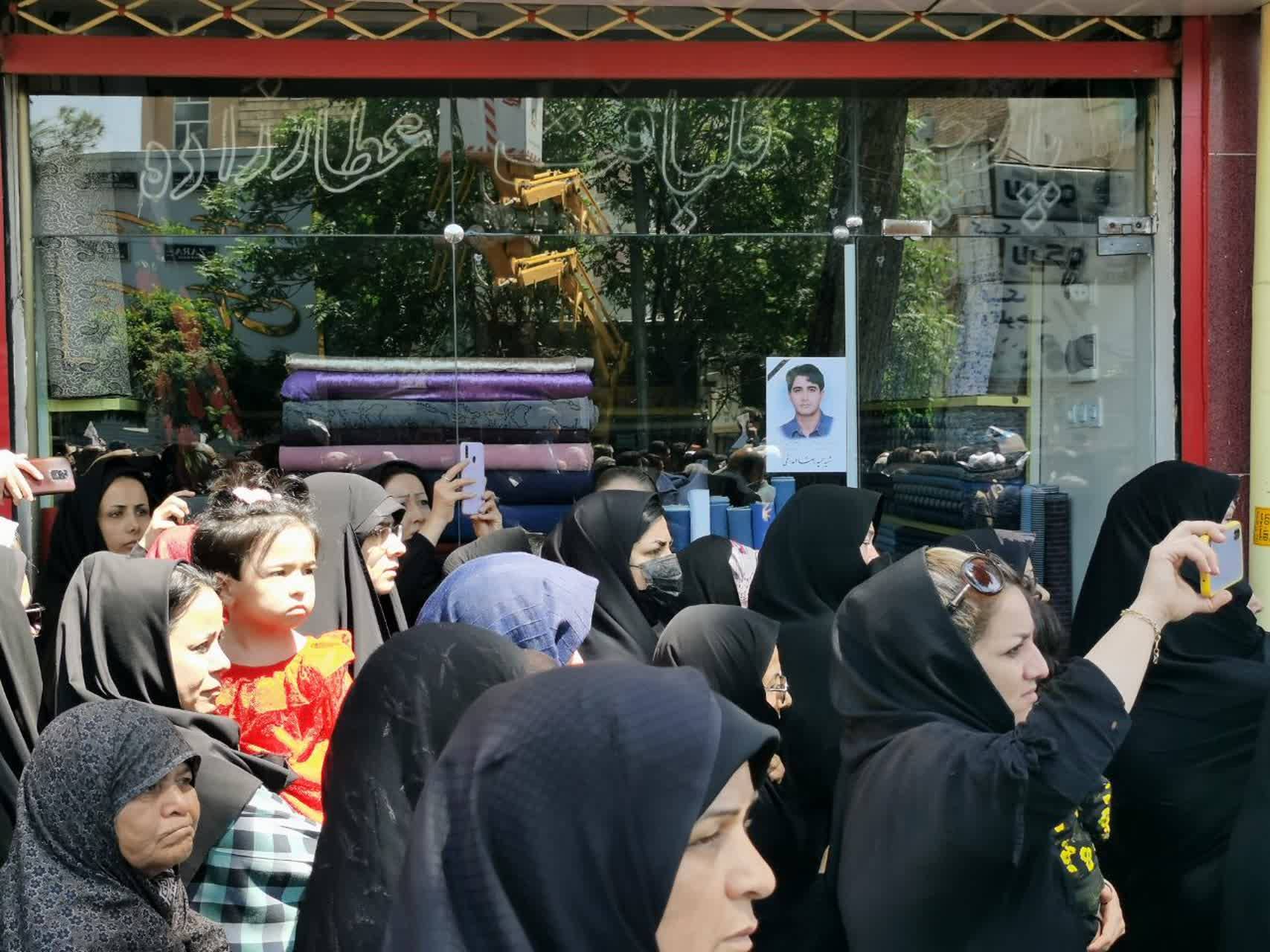 حضور بانوان در تشییع شهید الداغی