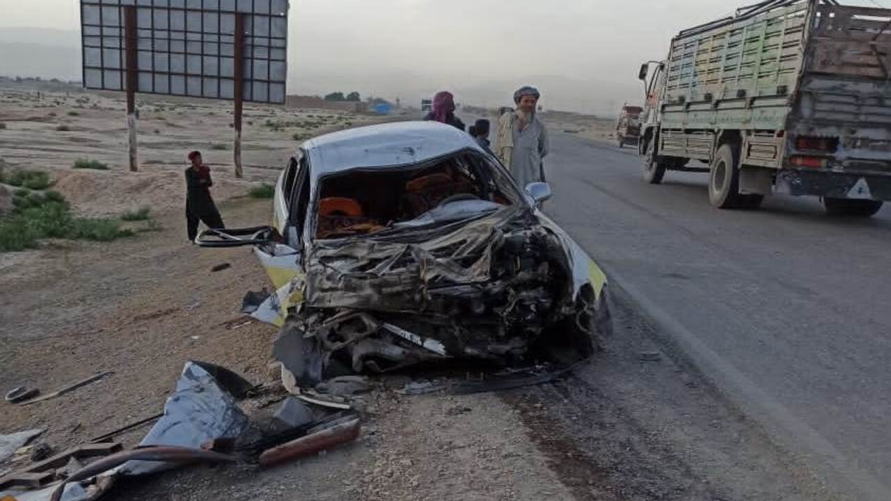 ۷ کشته و زخمی بر اثر حادثه رانندگی در بغلان