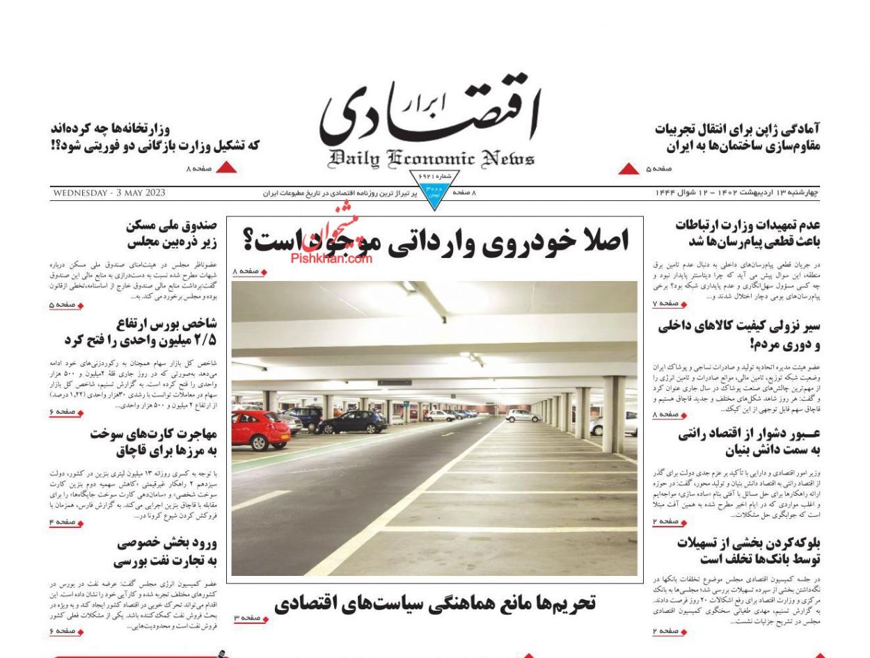 روزنامه ابرار اقتصادی