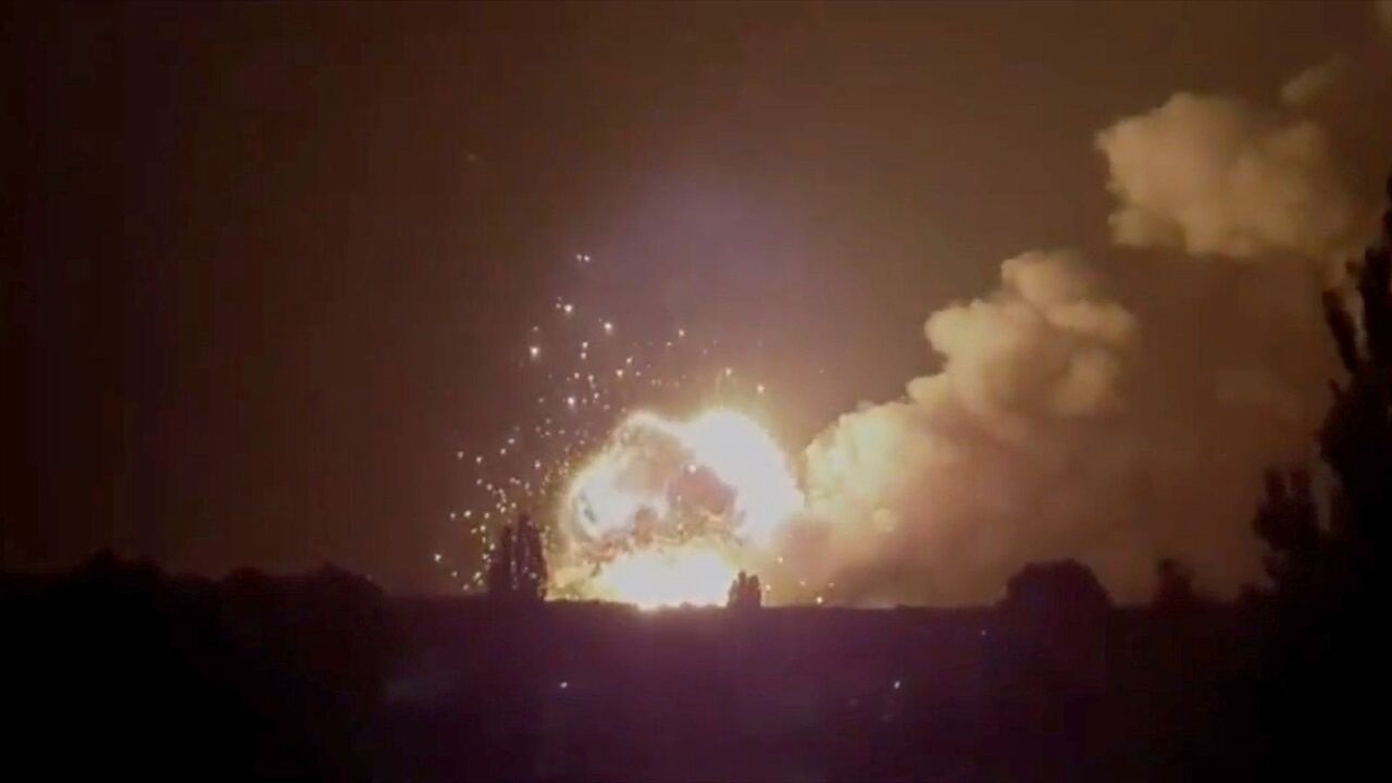پالایشگاه نفت روسیه هدف قرار گرفت