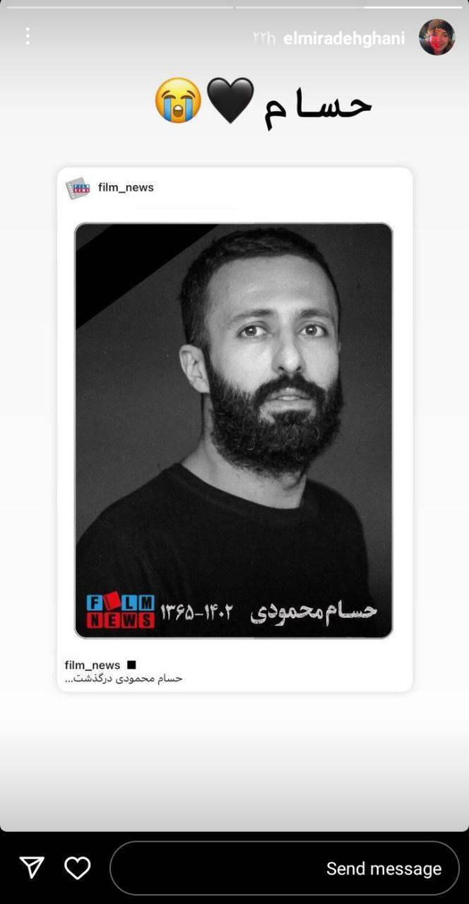 در گذشت حسام محمودی