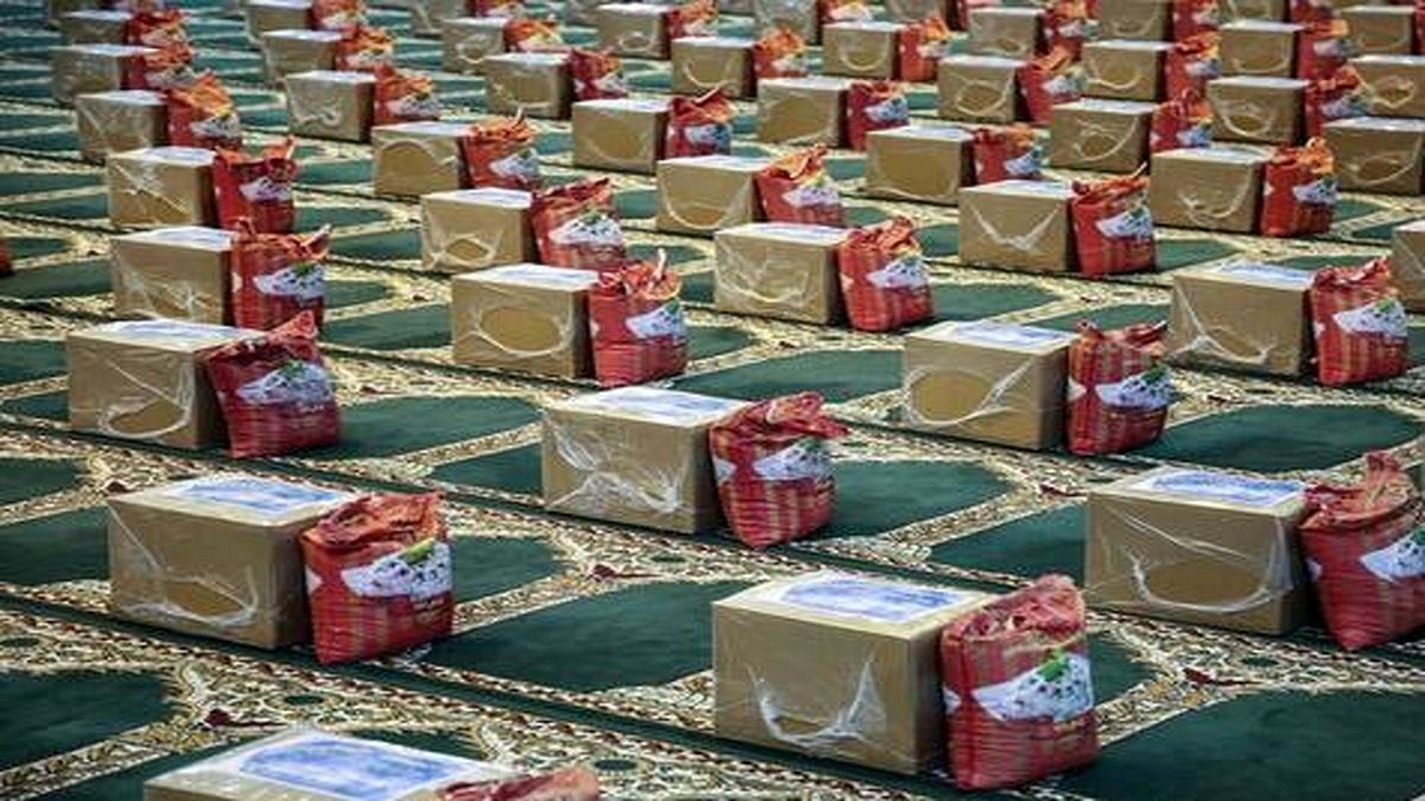توزیع ۷ هزار بسته معیشتی در مازندران
