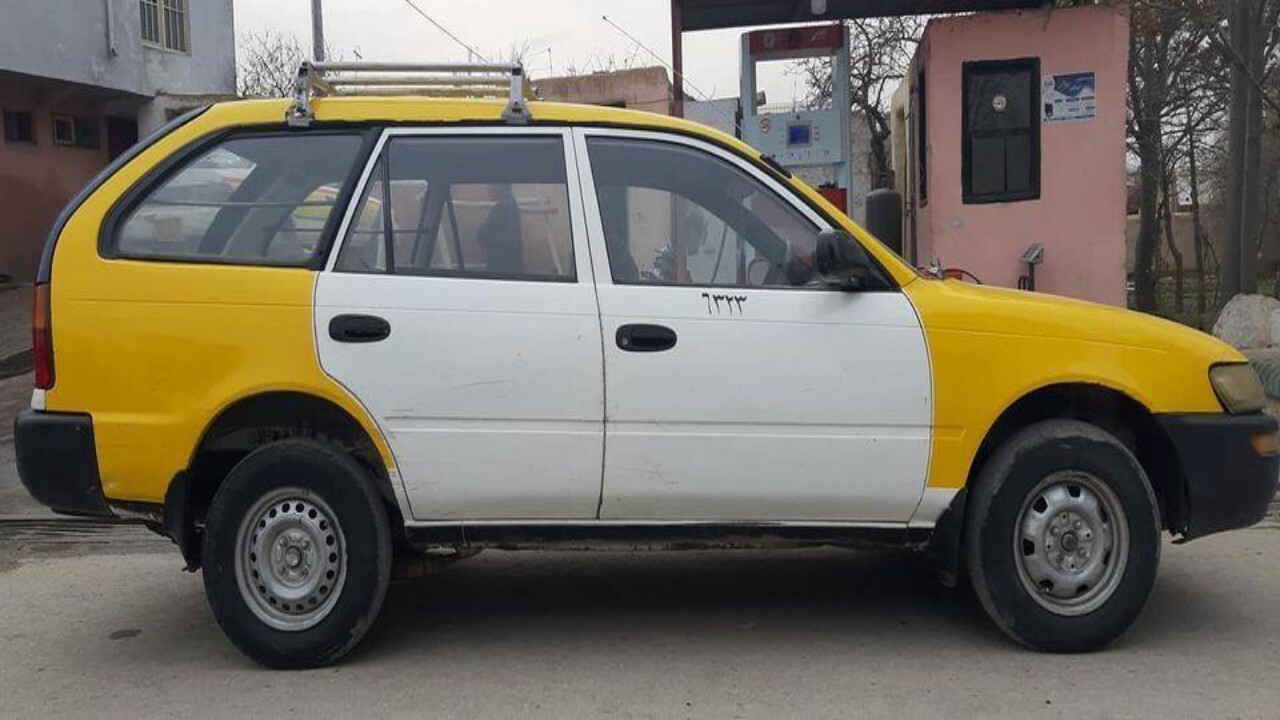 تغییر رنگ تاکسی های شهری در افغانستان