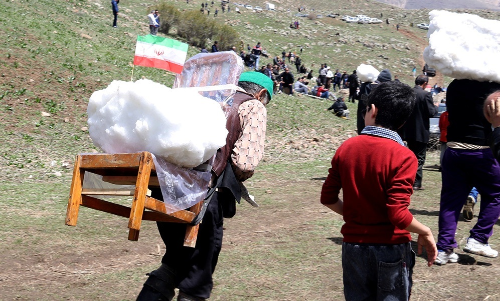 برگزاری مراسم ورف چال آیینی برای مقابله با خشکسالی + تصاویر