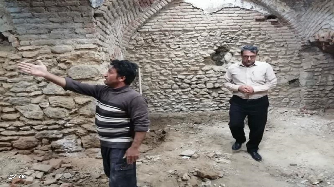 آغاز مرمت حمام تاریخی لج مهاباد