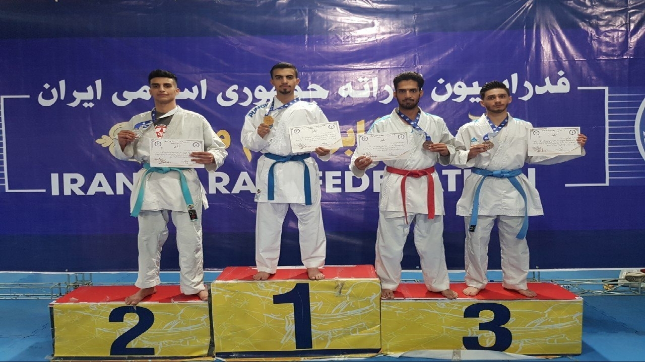 کسب مقام سوم کاراته کار گیلانی در رقابت‌های کشور