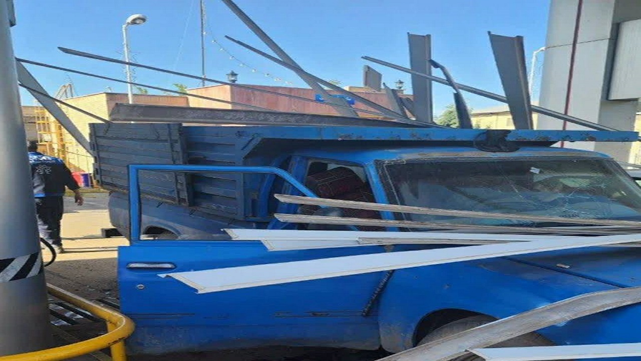 انفجار مخزن گاز خودرو نیسان در خوی