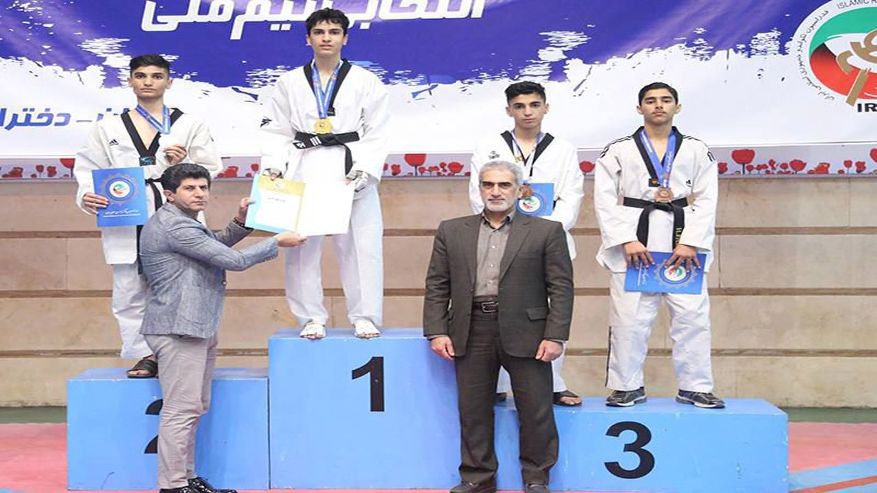 ۲ مدال سهم مازندران در روز نخست مسابقات تکواندو نوجوانان کشور