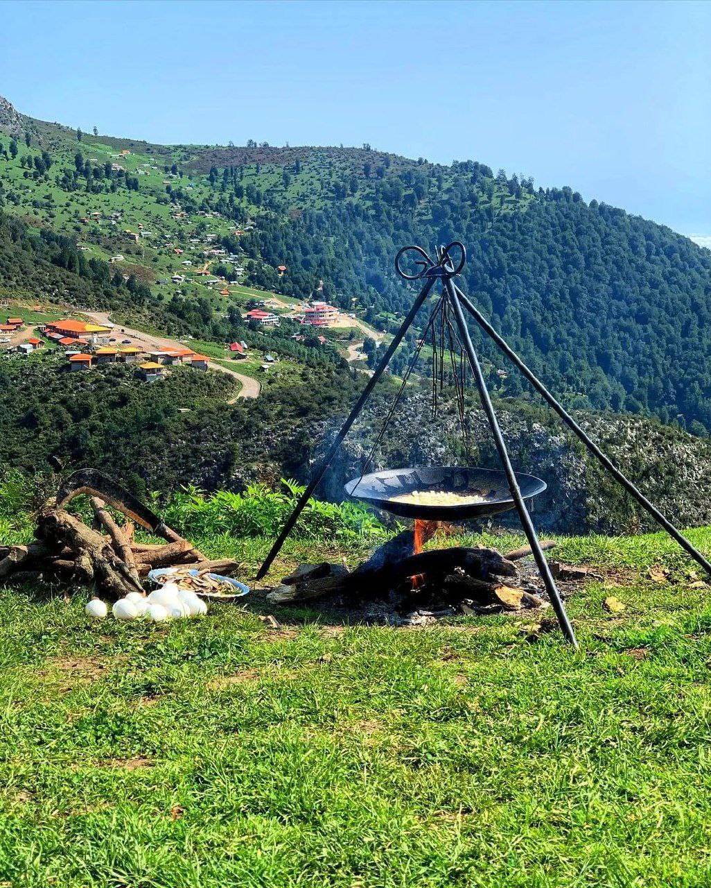 طبخ غذا درطبیعت