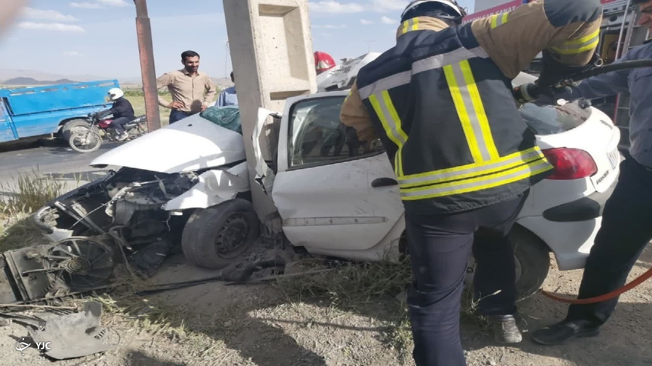 زنده ماندن معجزه آسای سرنشینان پژو ۲۰۶ در برخورد با تیر برق