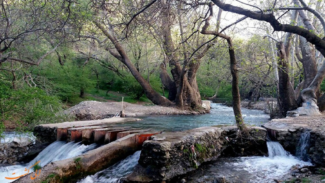 نمایی از طبیعت بهاری سراب گنبد کبود و گیان همدان + فیلم