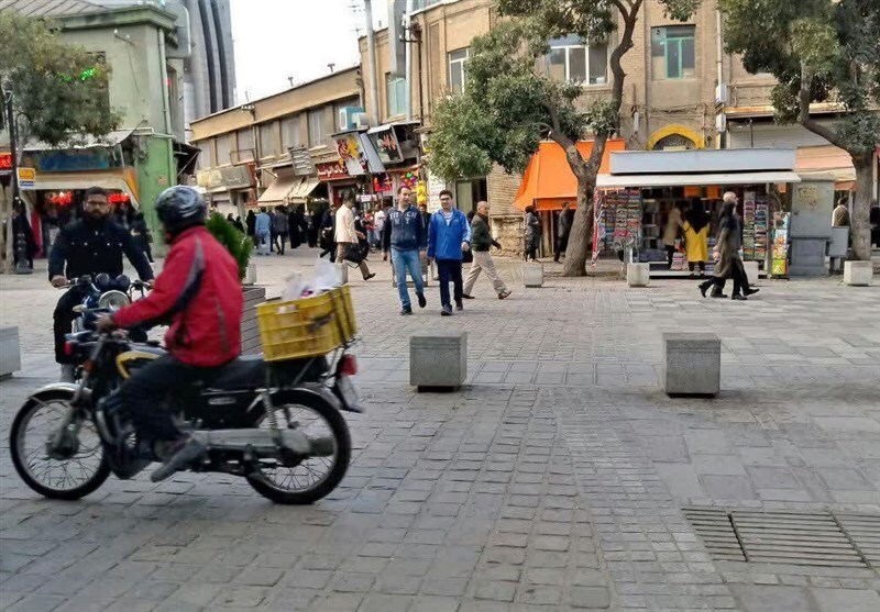 ورود موتورسیکلت به پیاده راه‌های همدان ممنوع