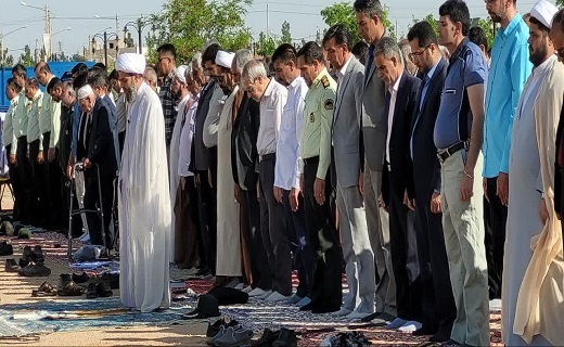 اقامه نماز عید سعید فطر در خراسان جنوبی + تصاویر