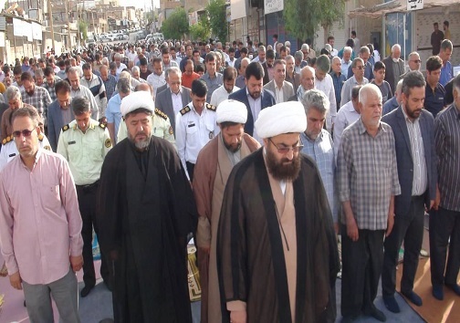 نماز عید سعید فطر در کرمانشاه اقامه شد