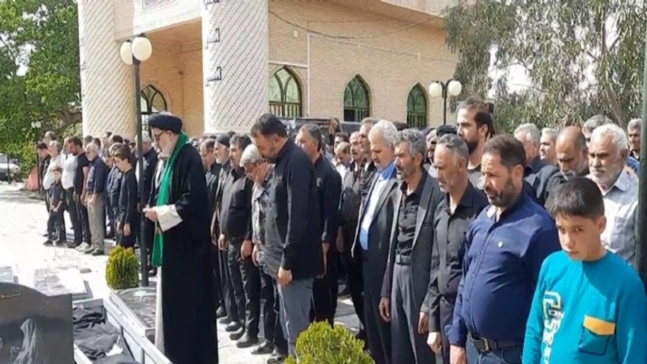 تشییع پیکر پدر شهید قبادی  قبادبزنی در کهک