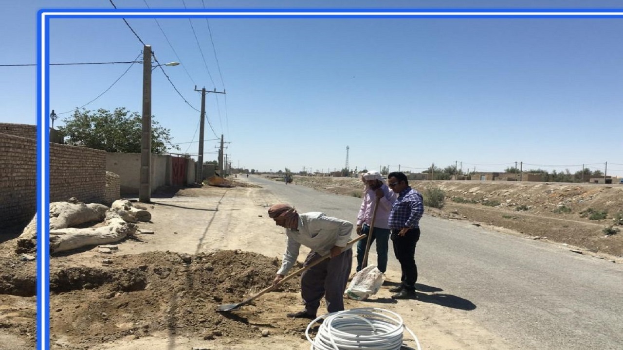 آغاز نوسازی شبکه و نصب انشعابات آب شرب در روستای دهنو پشت ادیمی