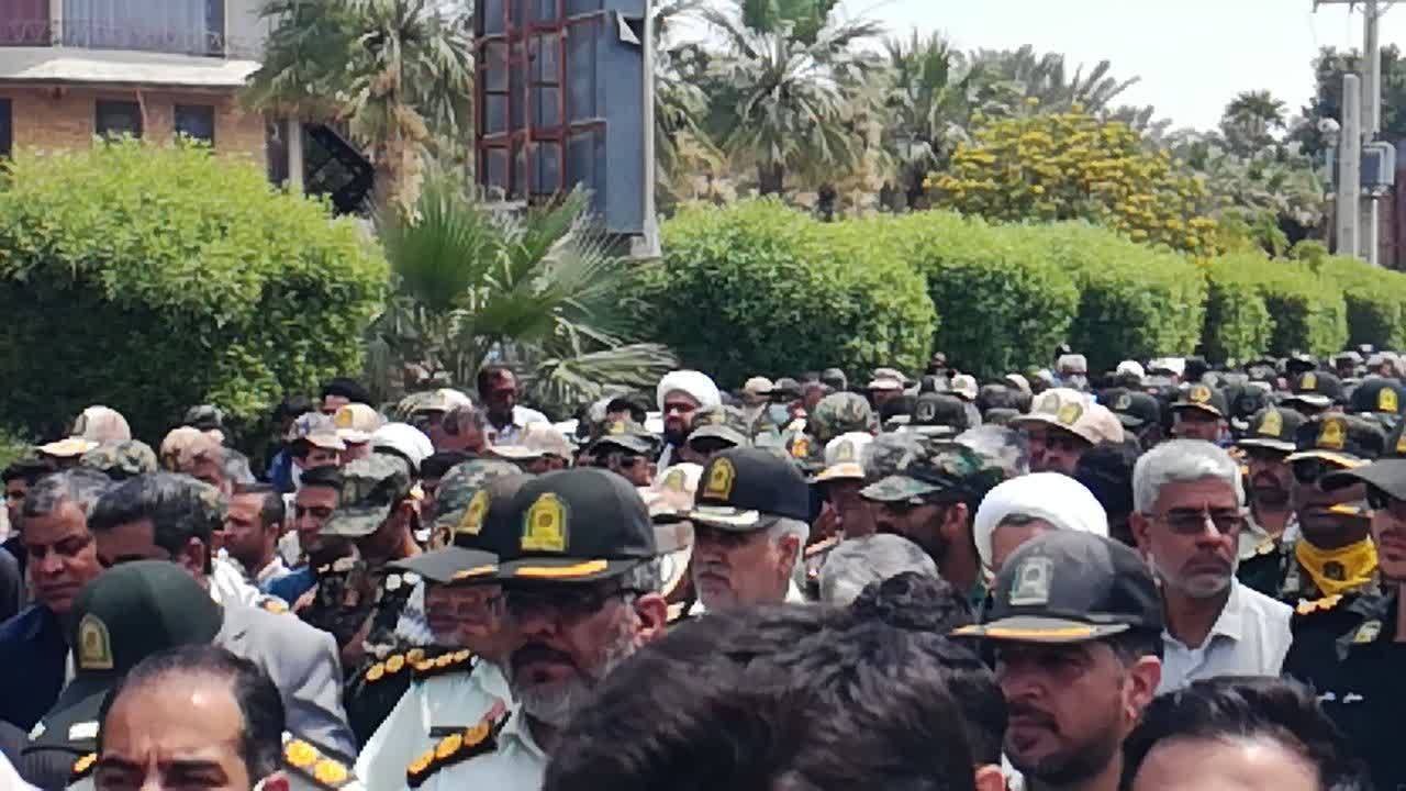 مراسم تشییع شهید مسعود پرکاس