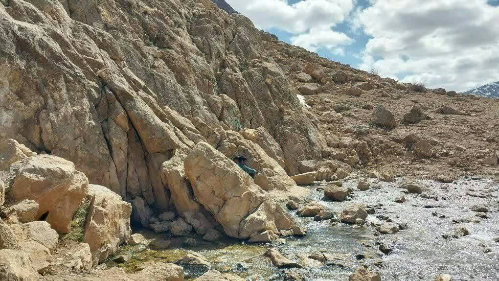 نمایی از چشمه مرغاب