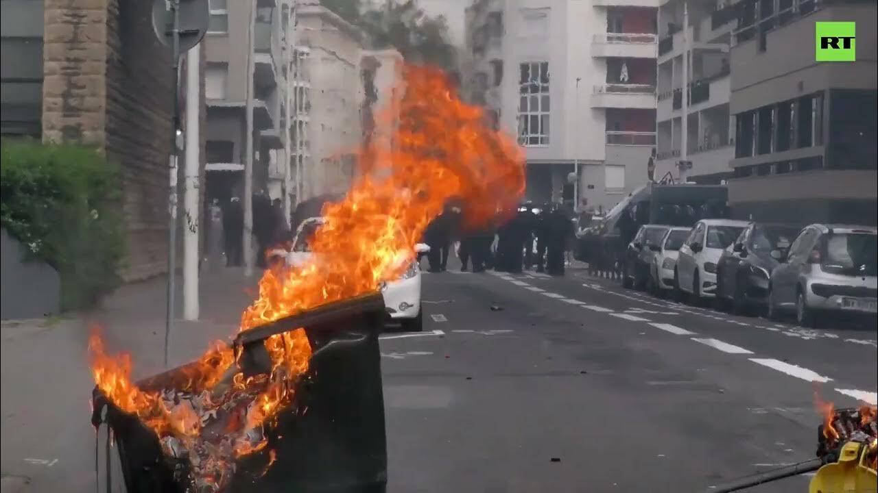 تظاهرات علیه مکرون این بار در لیون فرانسه