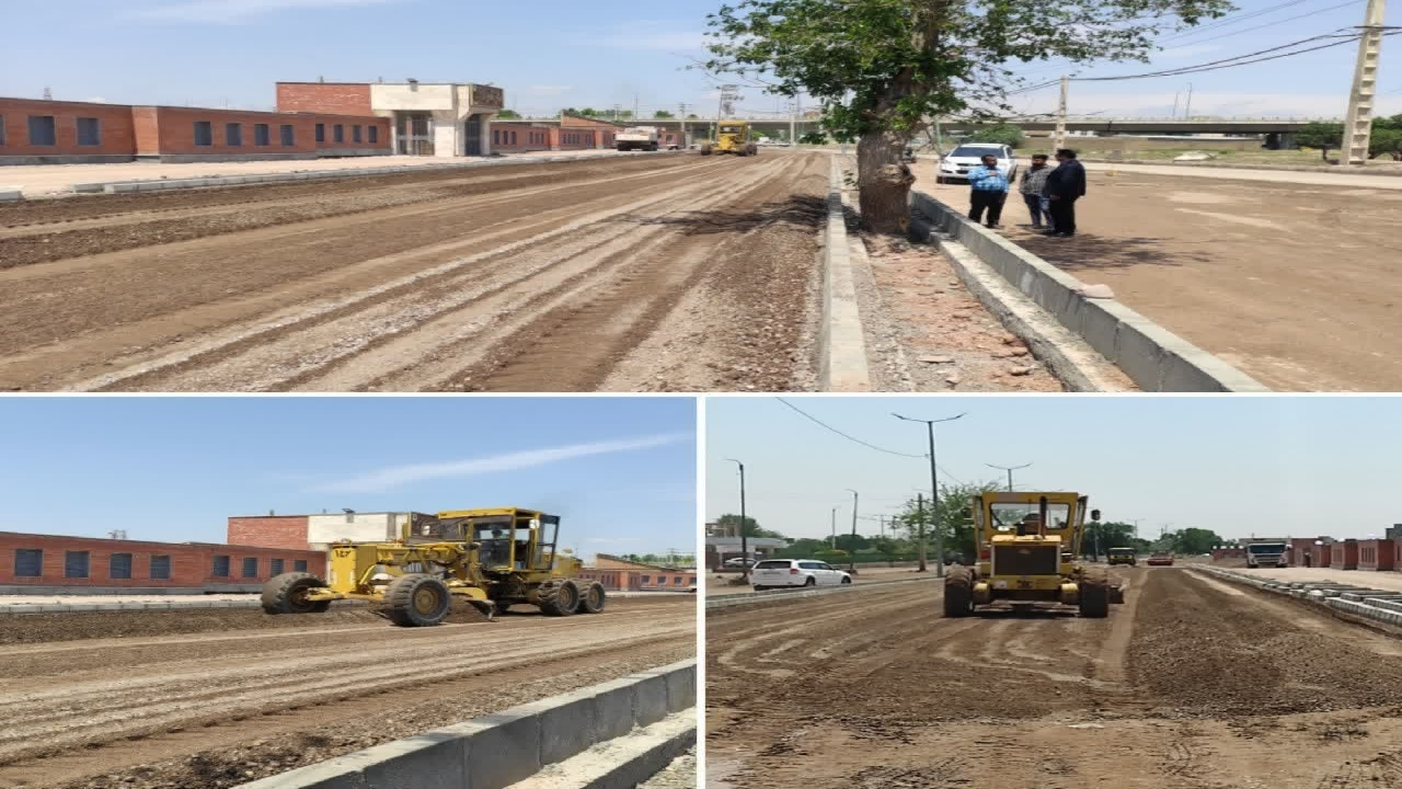 آماده‌سازی مسیر دسترسی به مصلی