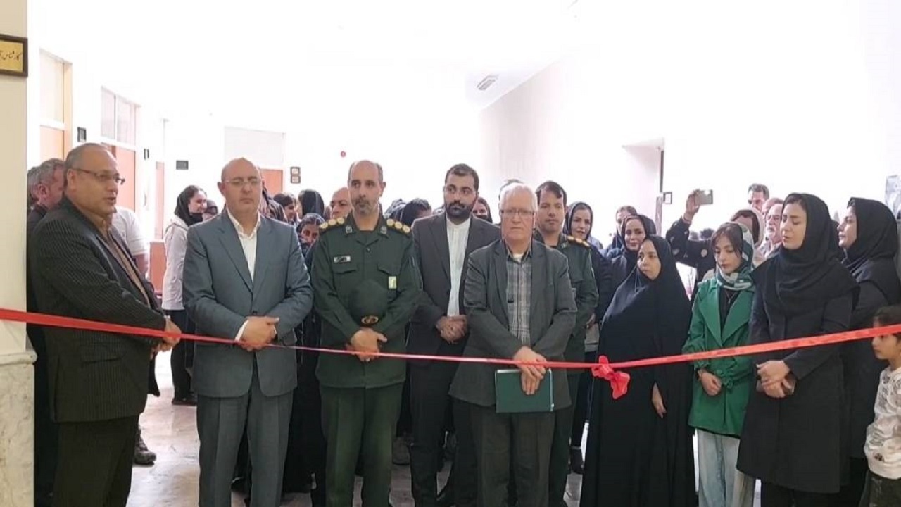 مراسم افتتاح نمایشگاه سیاه قلم در اهر + فیلم