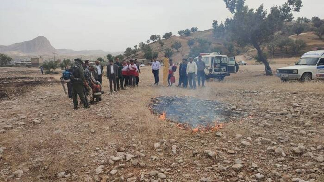 مانور ساعت صفر به منظور آمادگی در مدیریت بحران در لنده اجرا شد