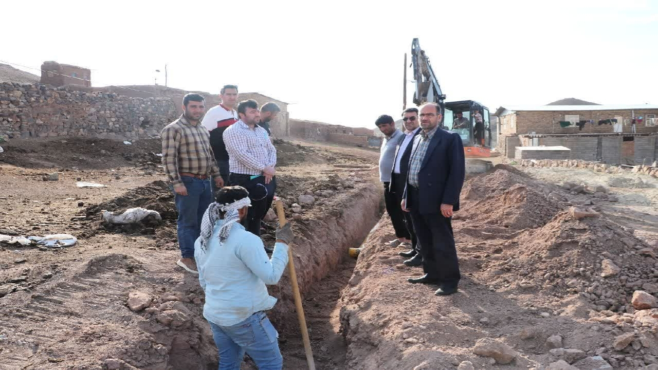 گازرسانی به روستای قشلاق حاجی آباد به زودی به بهره برداری می رسد