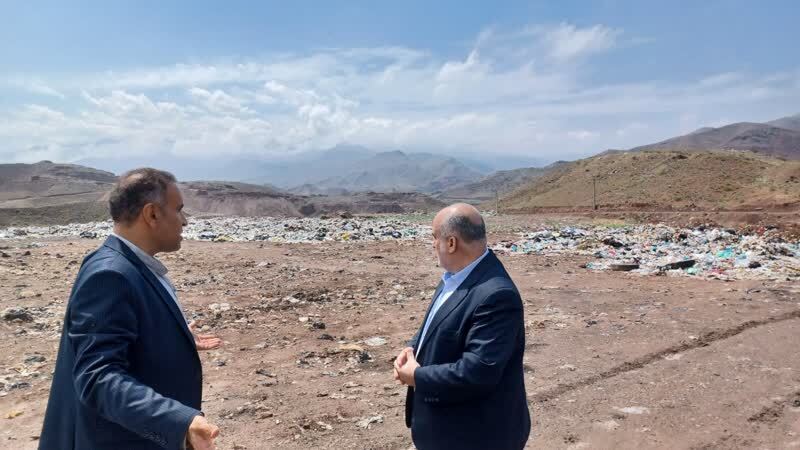 لزوم بهبود معضل محل زباله شهرداری لوشان و شهرداری بره سر