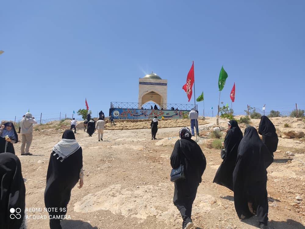 صعود کاروان راهیان نور به باری دراز