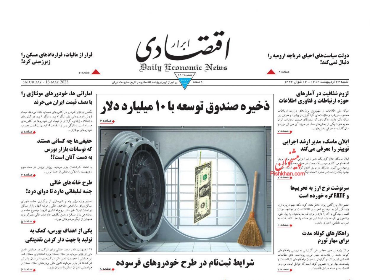 روزنامه ابرار اقتصادی
