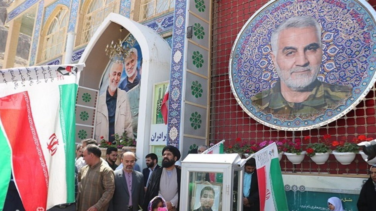 آغاز جشنواره بین‌المللی شعر رضوی در کنار جوار شهید سلیمانی + فیلم