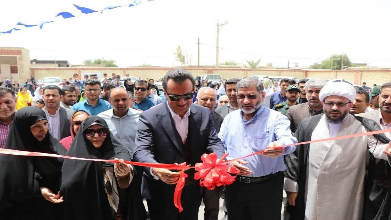 افتتاح مدرسه ۶ کلاسه در شهرستان گتوند