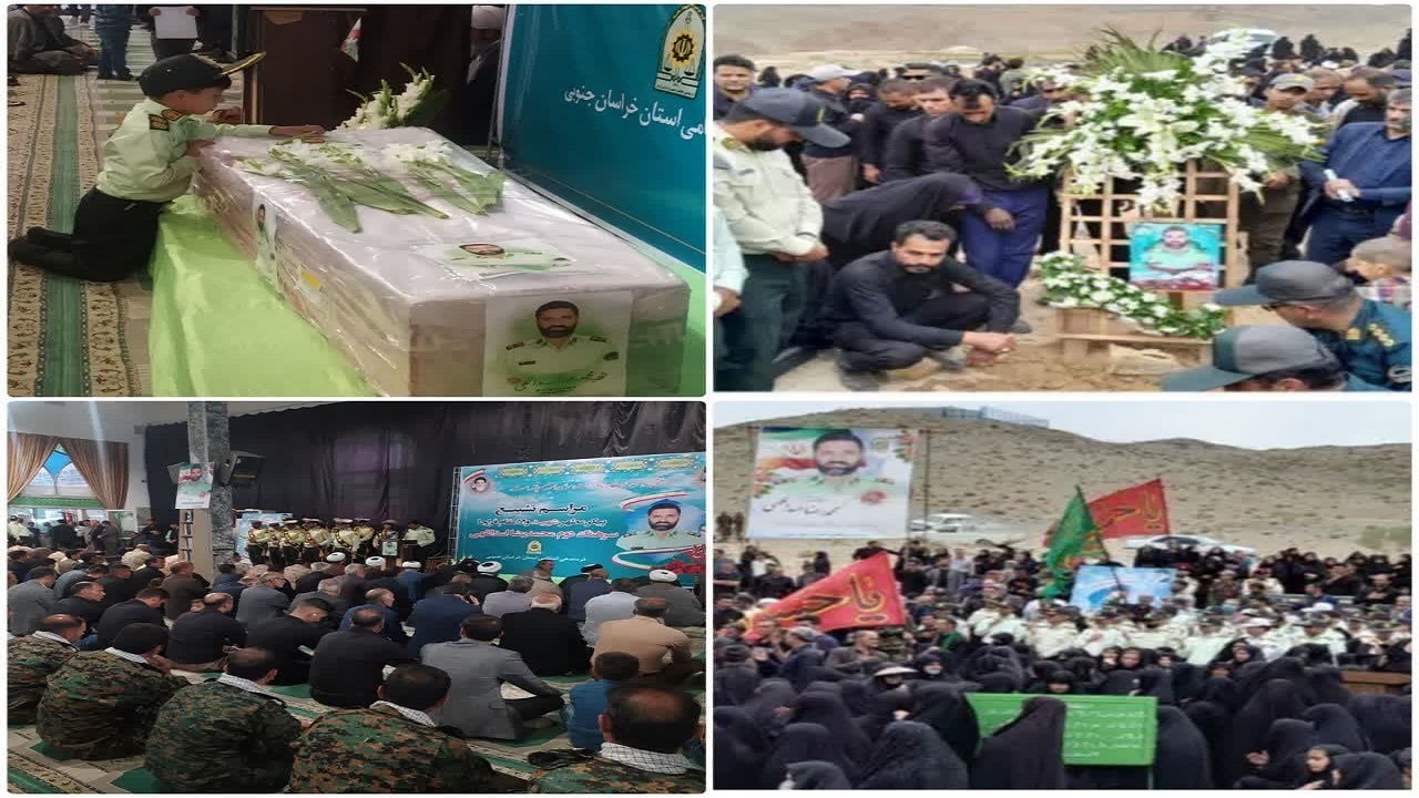 پیکر شهید اسداللهی در خانه ابدی آرام گرفت
