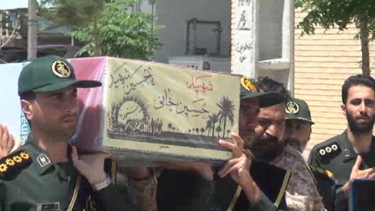 استقبال از شهید تازه تفحص شده در گرمسار