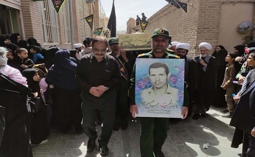 تشییع پیکر شهید رجب حسین&zwnj; زاده در بیرجند + عکس و فیلم